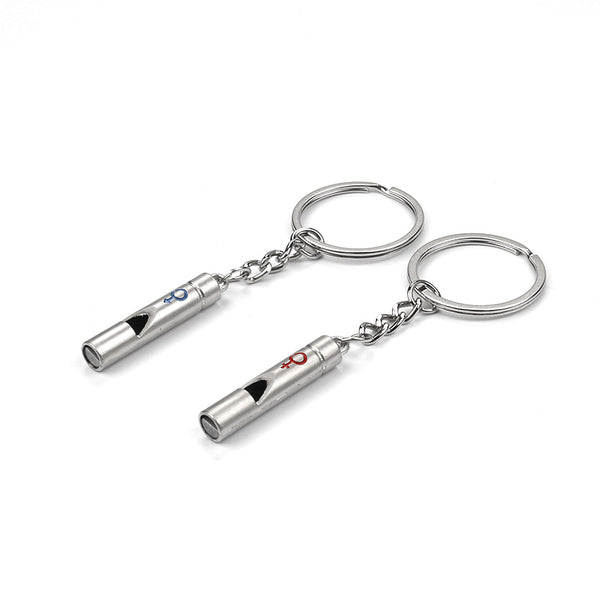 Whistle Couple Keychain