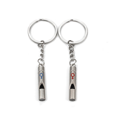 Whistle Couple Keychain