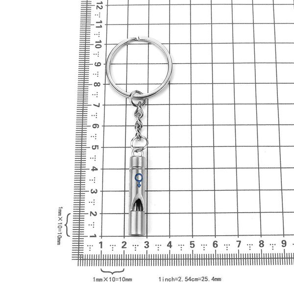 Whistle Couple Keychain