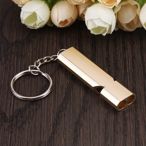 Double-frequency Whistle Keychain