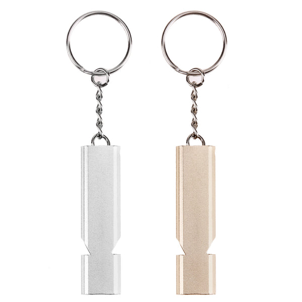 Double-frequency Whistle Keychain