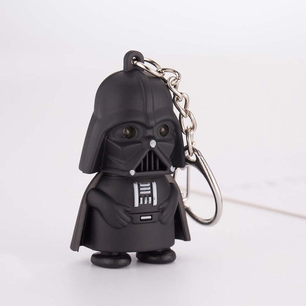 Black Darth Vader LED Keychain