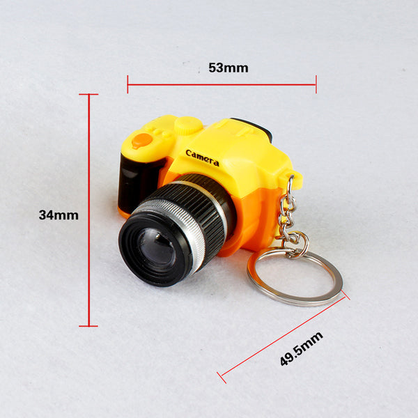 Fashion Simulation SLR Camera Keychain