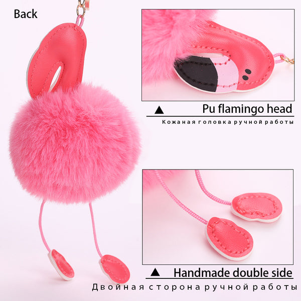 Cute Flamingo Key Chain