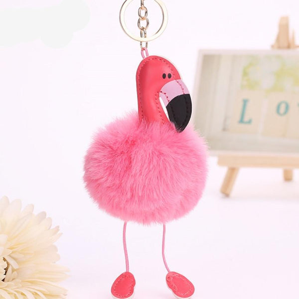 Cute Flamingo Key Chain
