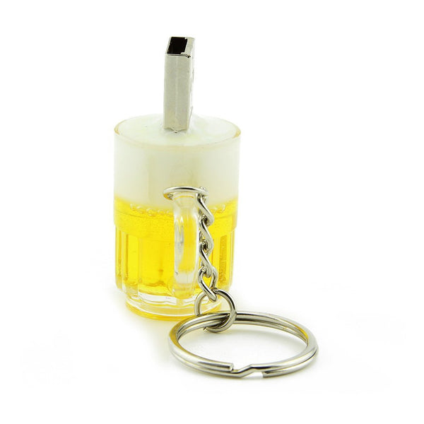 Cartoon Beer Cup Keychain