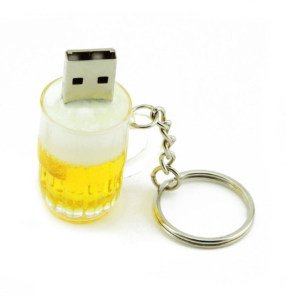 Cartoon Beer Cup Keychain