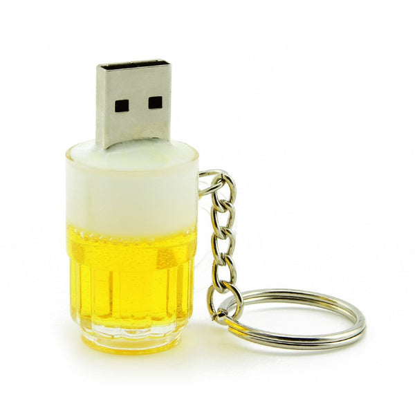 Cartoon Beer Cup Keychain