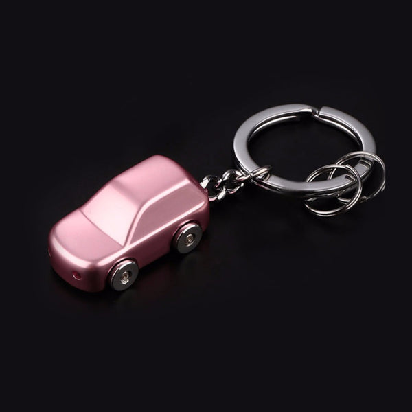 Metal LED Light Car Keychain