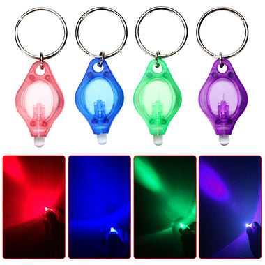 Torch Flashlight Finger Keychain