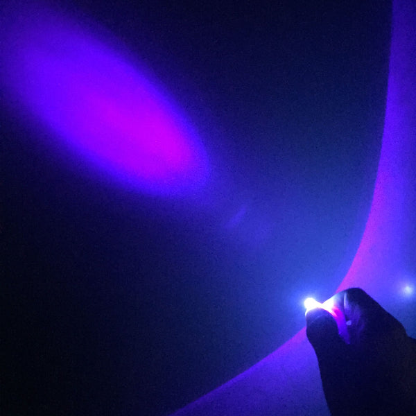 Torch Flashlight Finger Keychain