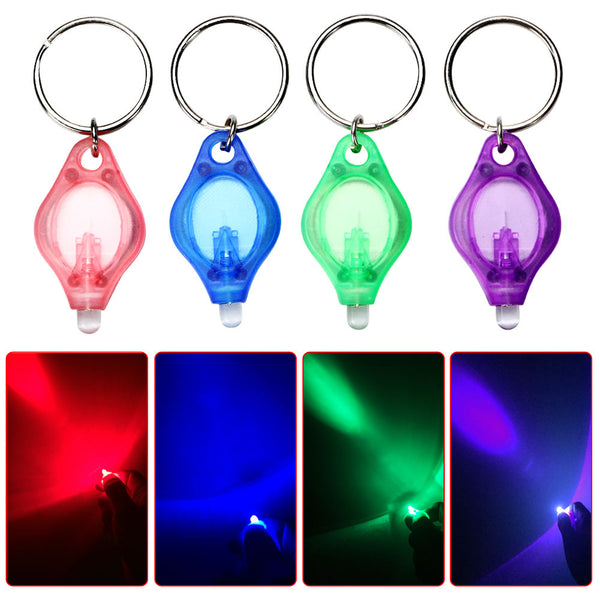 Torch Flashlight Finger Keychain