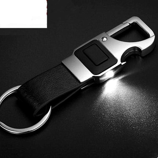 Leather Key Chain Metal