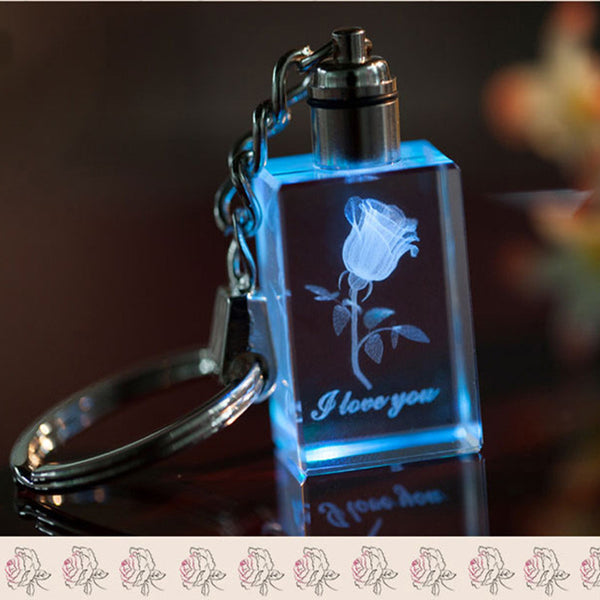 Couples Party Flashing Keychain