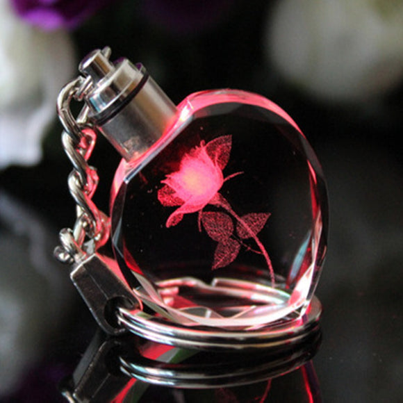 Couples Party Flashing Keychain