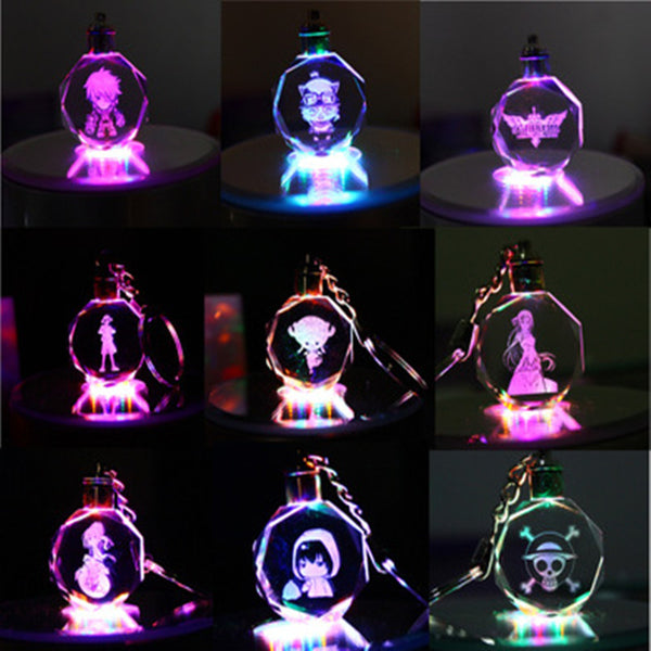 Couples Party Flashing Keychain