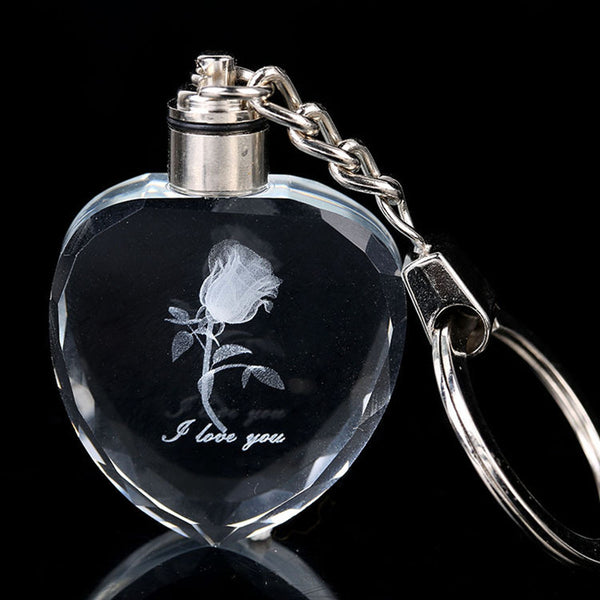 Couples Party Flashing Keychain