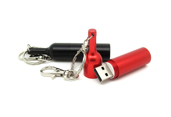 Wine Bottle USB Keychain