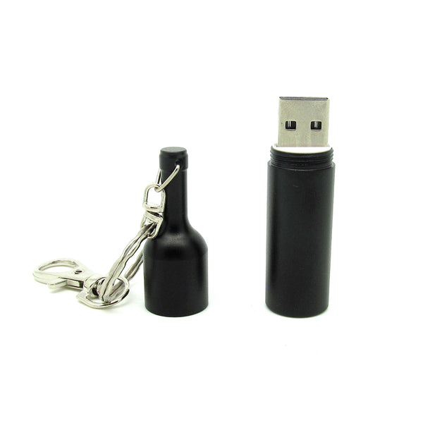Wine Bottle USB Keychain