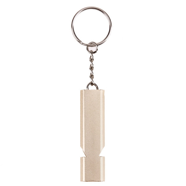 Double-frequency Whistle Keychain