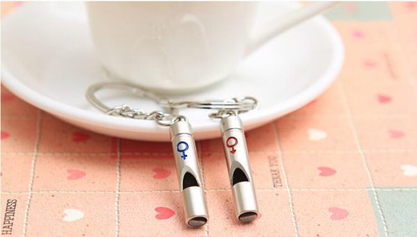 Whistle Couple Keychain