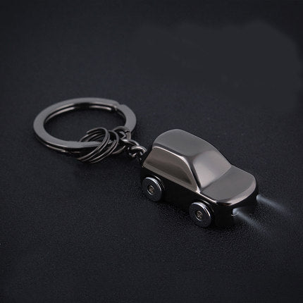 Metal LED Light Car Keychain