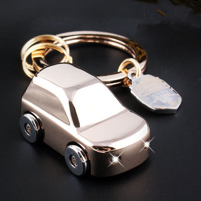 Metal LED Light Car Keychain