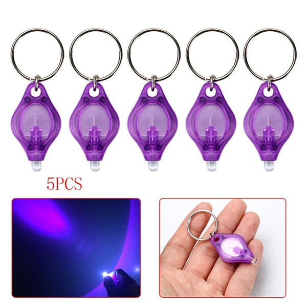 Torch Flashlight Finger Keychain