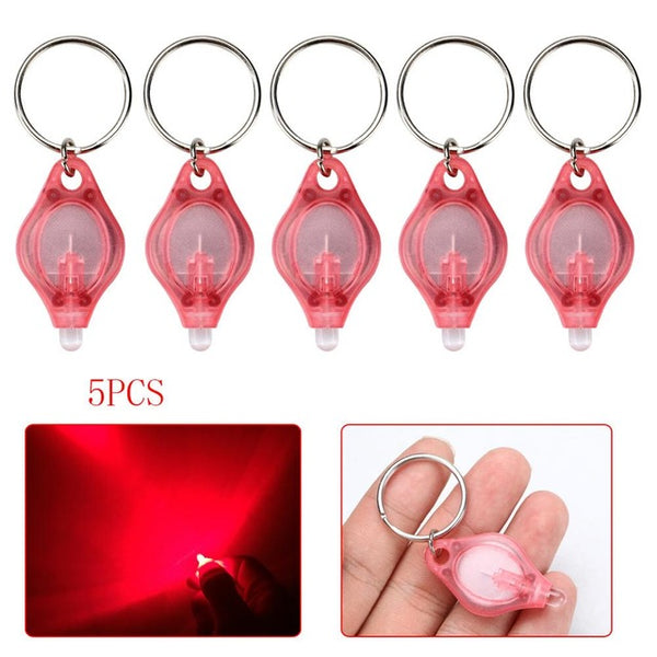 Torch Flashlight Finger Keychain