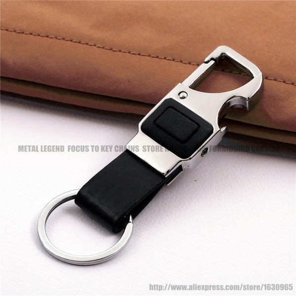 Leather Key Chain Metal