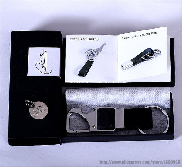 Leather Key Chain Metal