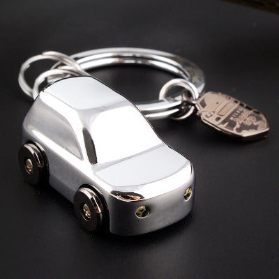 Metal LED Light Car Keychain