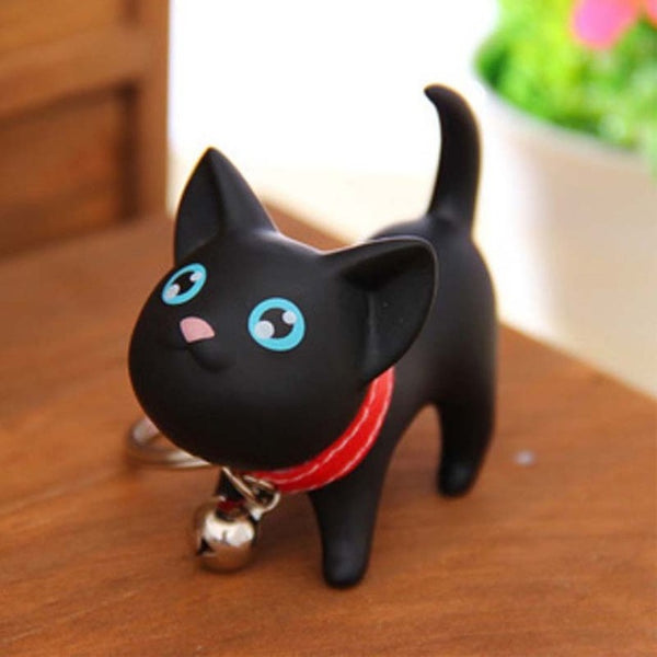 Multicolor Cute Cat Keychain