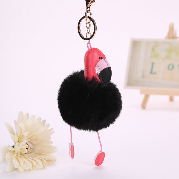 Cute Flamingo Key Chain