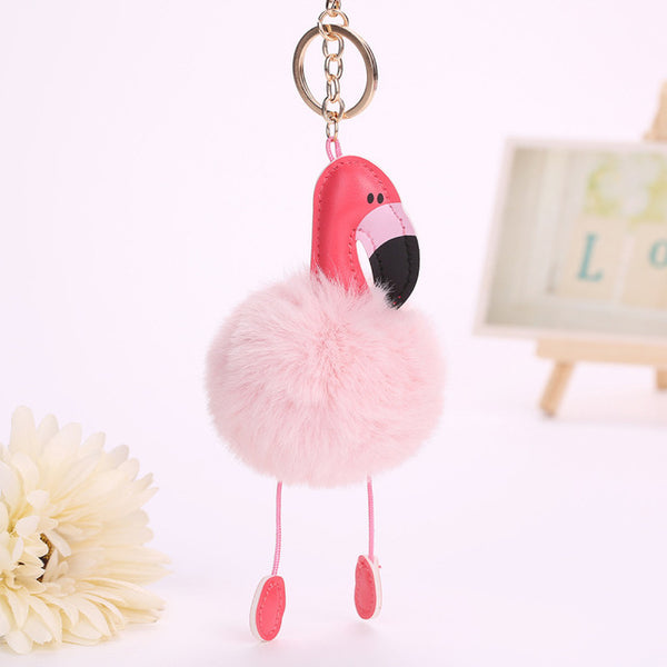 Cute Flamingo Key Chain