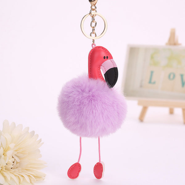 Cute Flamingo Key Chain