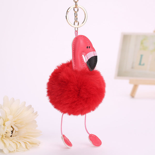 Cute Flamingo Key Chain