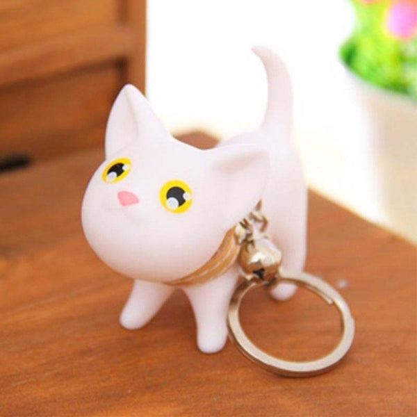 Multicolor Cute Cat Keychain