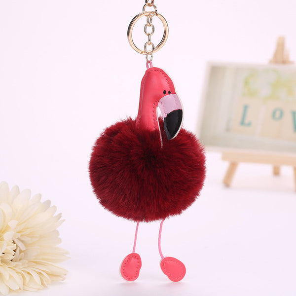 Cute Flamingo Key Chain