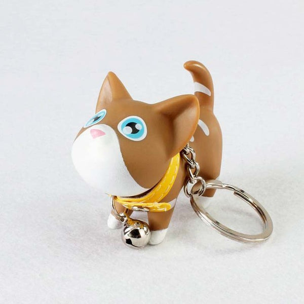 Multicolor Cute Cat Keychain